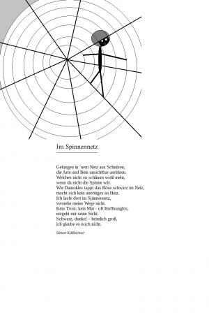 Vorschau Bildgedicht: Im Spinnennetz