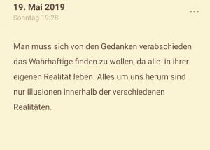 Vorschau Bildgedicht: die Illusion der Realität