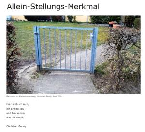 Vorschau Bildgedicht: Allein-Stellungs-Merkmal