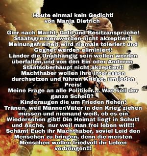 Vorschau Bildgedicht: Heute einmal kein Gedicht 