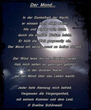 Vorschau Bildgedicht: Der Mond