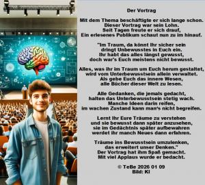 Vorschau Bildgedicht: Der Vortrag