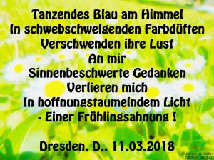 Vorschau Bildgedicht: Frühlingsahnung