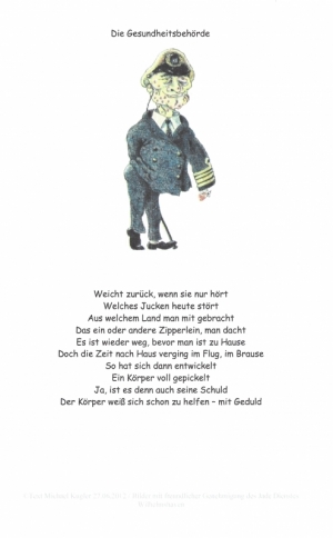Vorschau Bildgedicht: Der Captain - Gesundheitsamt