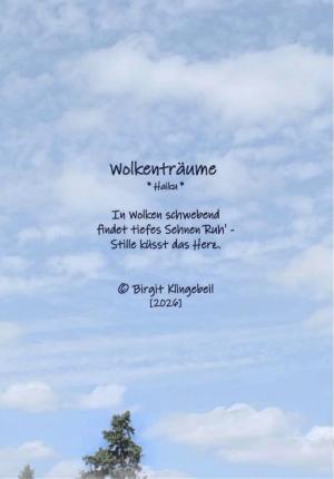 Vorschau Bildgedicht: Wolkentr&auml;ume