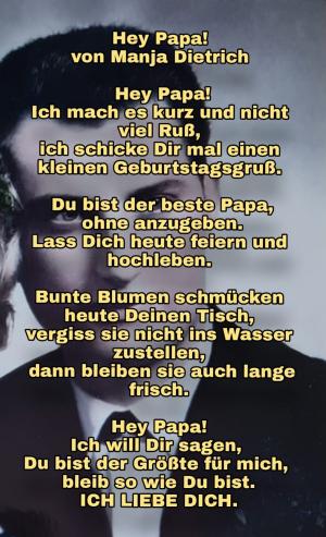 Vorschau Bildgedicht: Hey Papa 