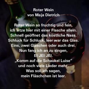 Vorschau Bildgedicht: Roter Wein 