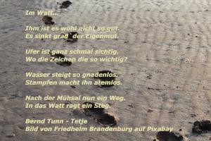 Vorschau Bildgedicht: Im Watt...