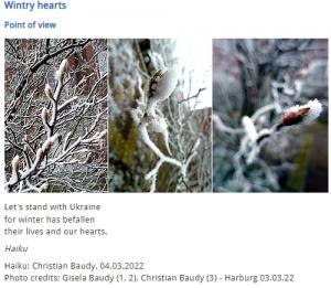 Vorschau Bildgedicht: Wintry hearts