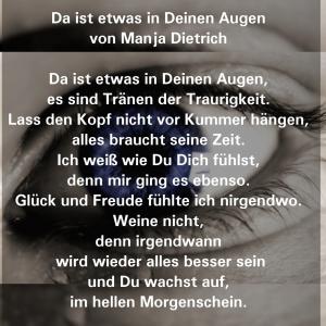 Vorschau Bildgedicht: Da ist etwas in Deinen Augen 