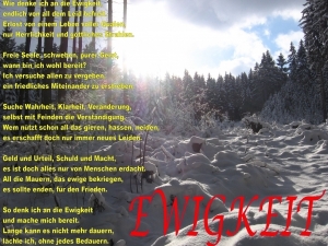 Vorschau Bildgedicht: Ewigkeit
